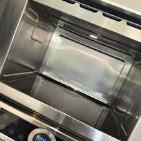 deep cleaned microwave oven