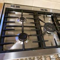 degreased and polished stovetop